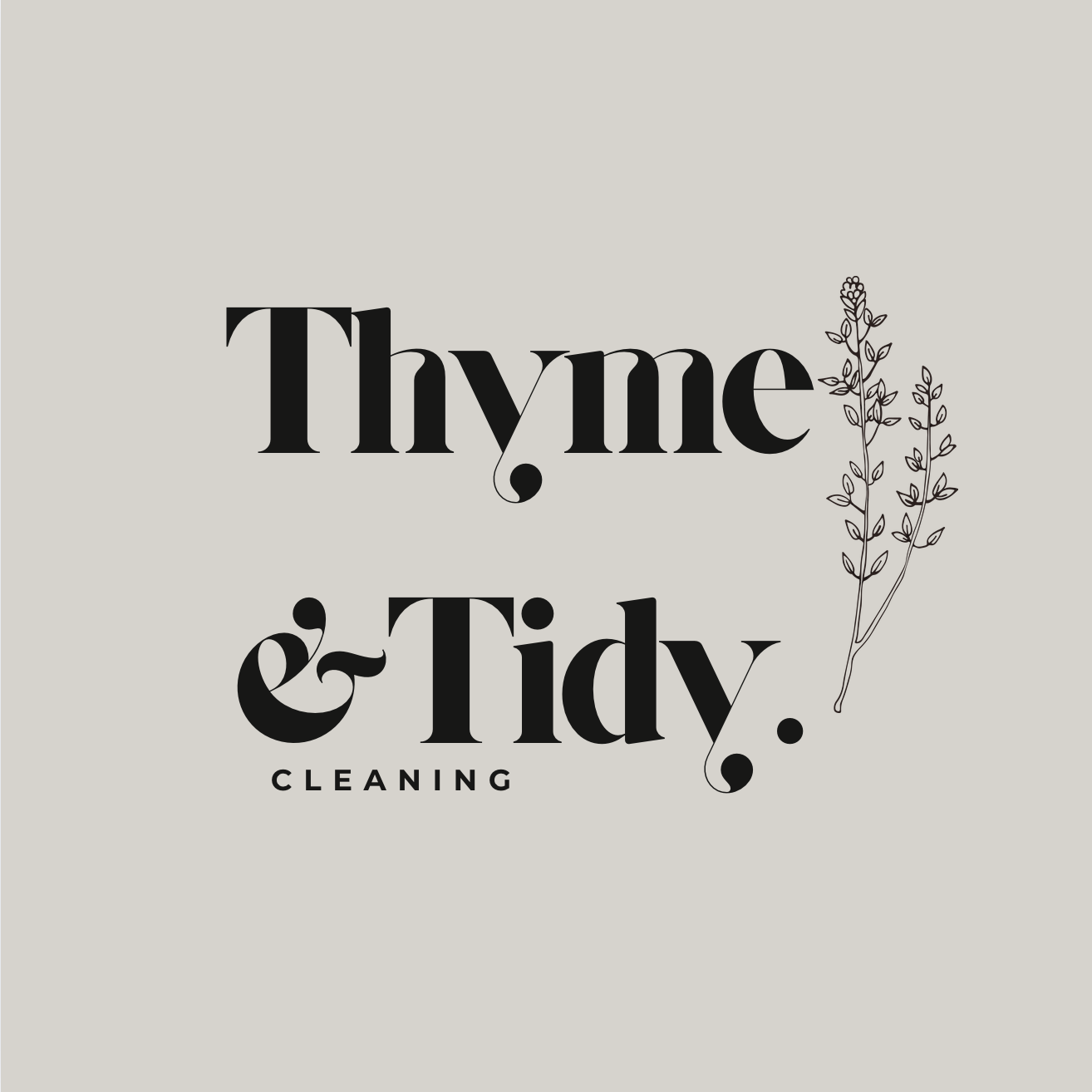 Thyme & Tidy logo